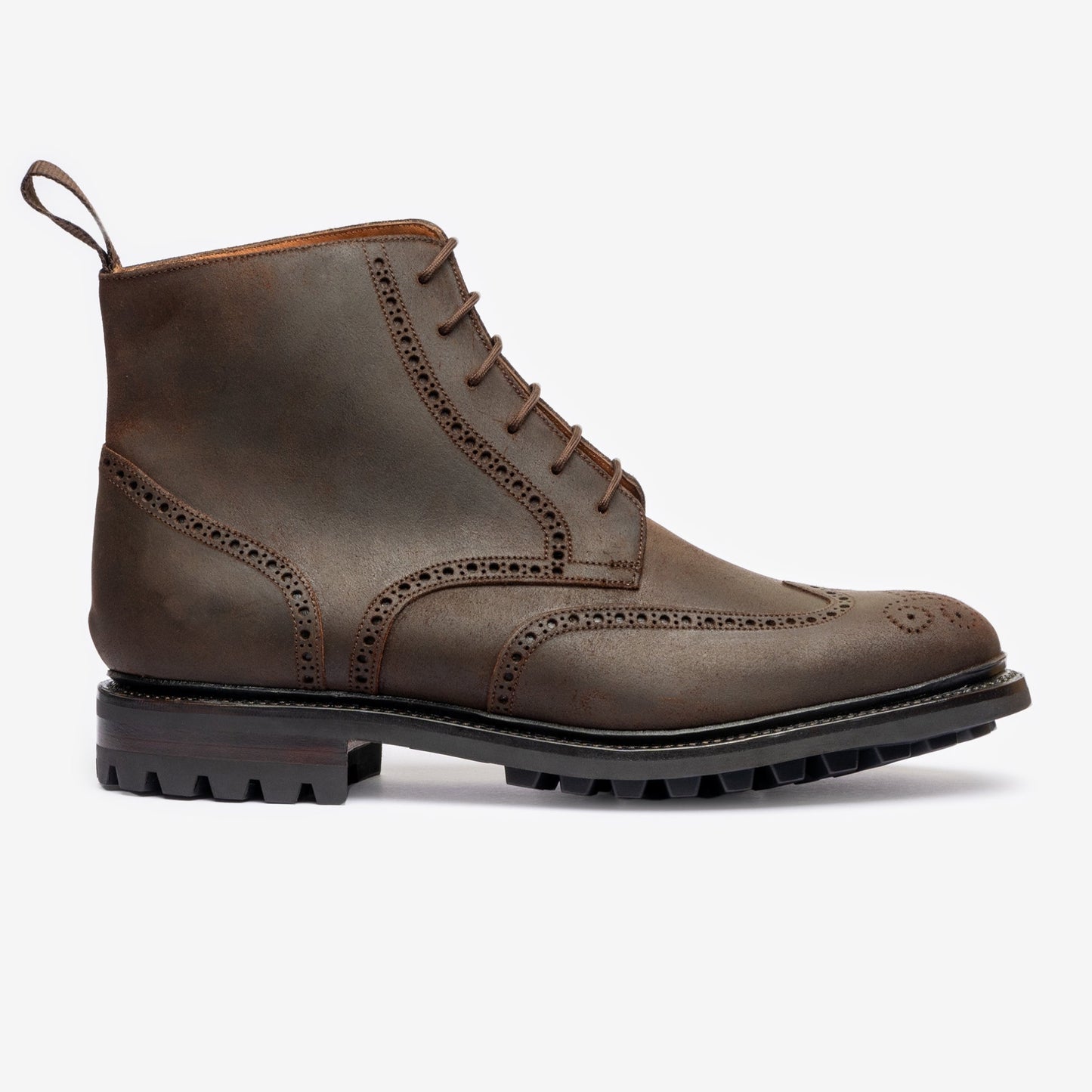 Wingtip Boot - Waxy Commander Brown - Saga Last - MTO