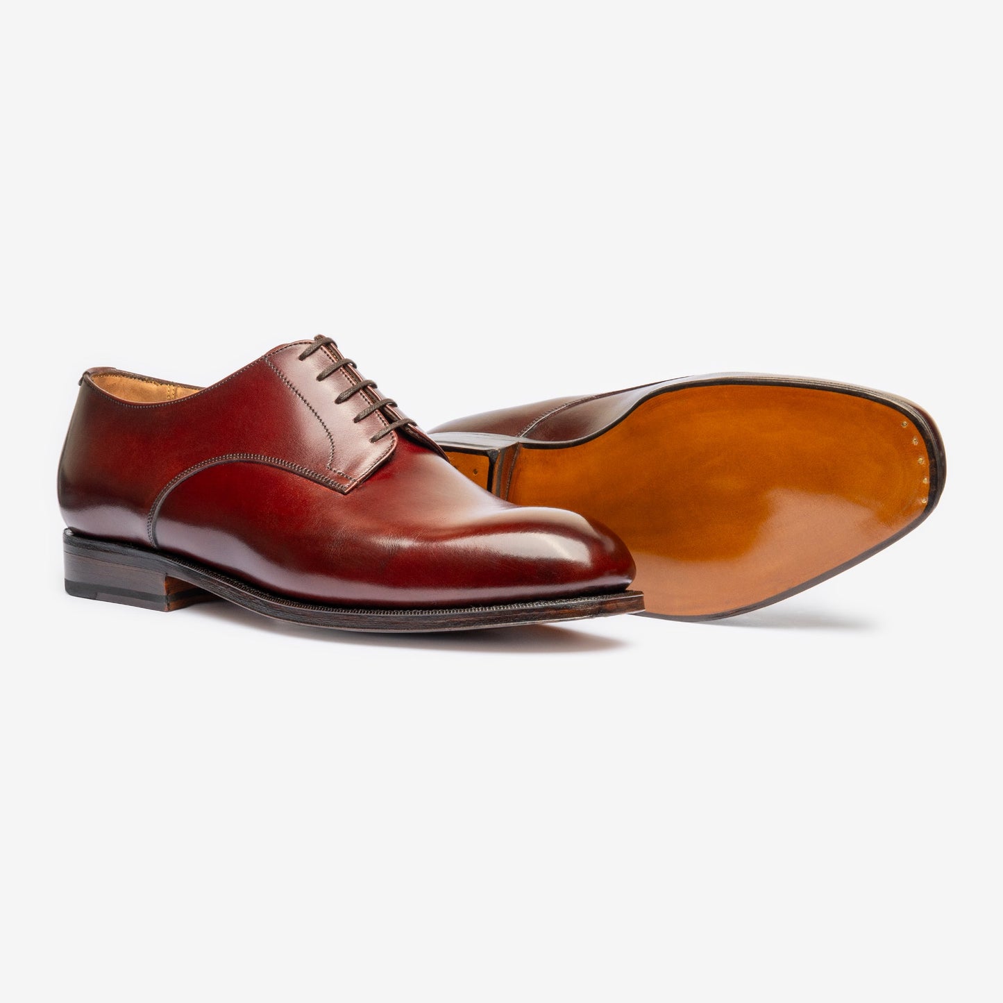 Plain Derby - Burgundy - Char Last - MTO