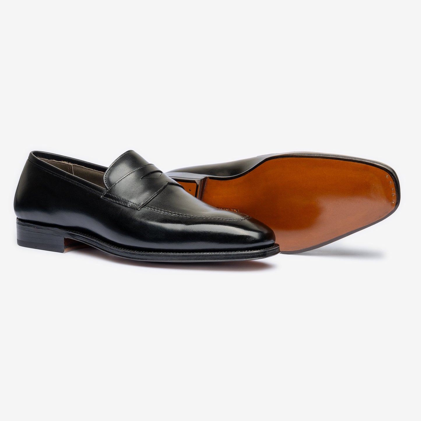 Penny Loafer - Black  - Deer Last - MTO