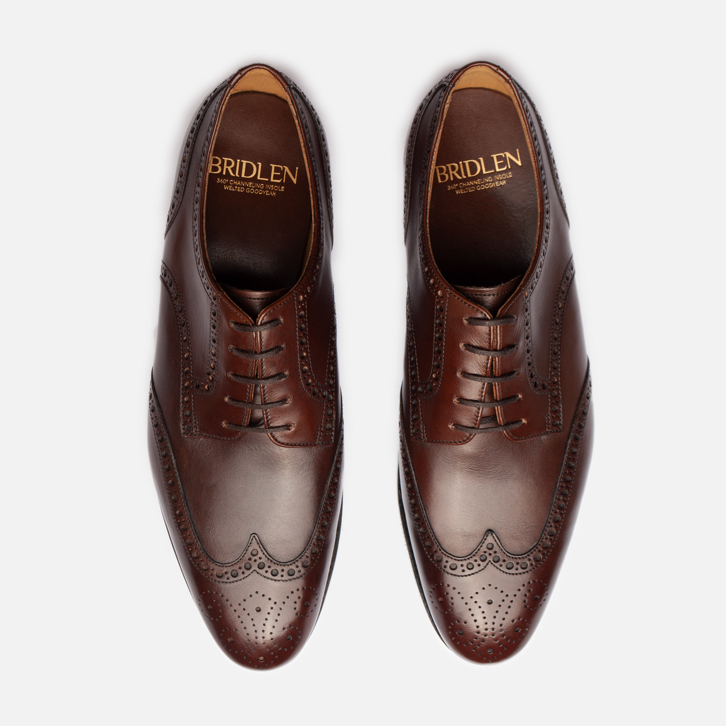 Wingtip Derby - Brown - Zip Last - Leather Sole - MTO