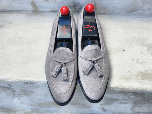 J.FitzPatrick / Suede Tassel Loafers image 1