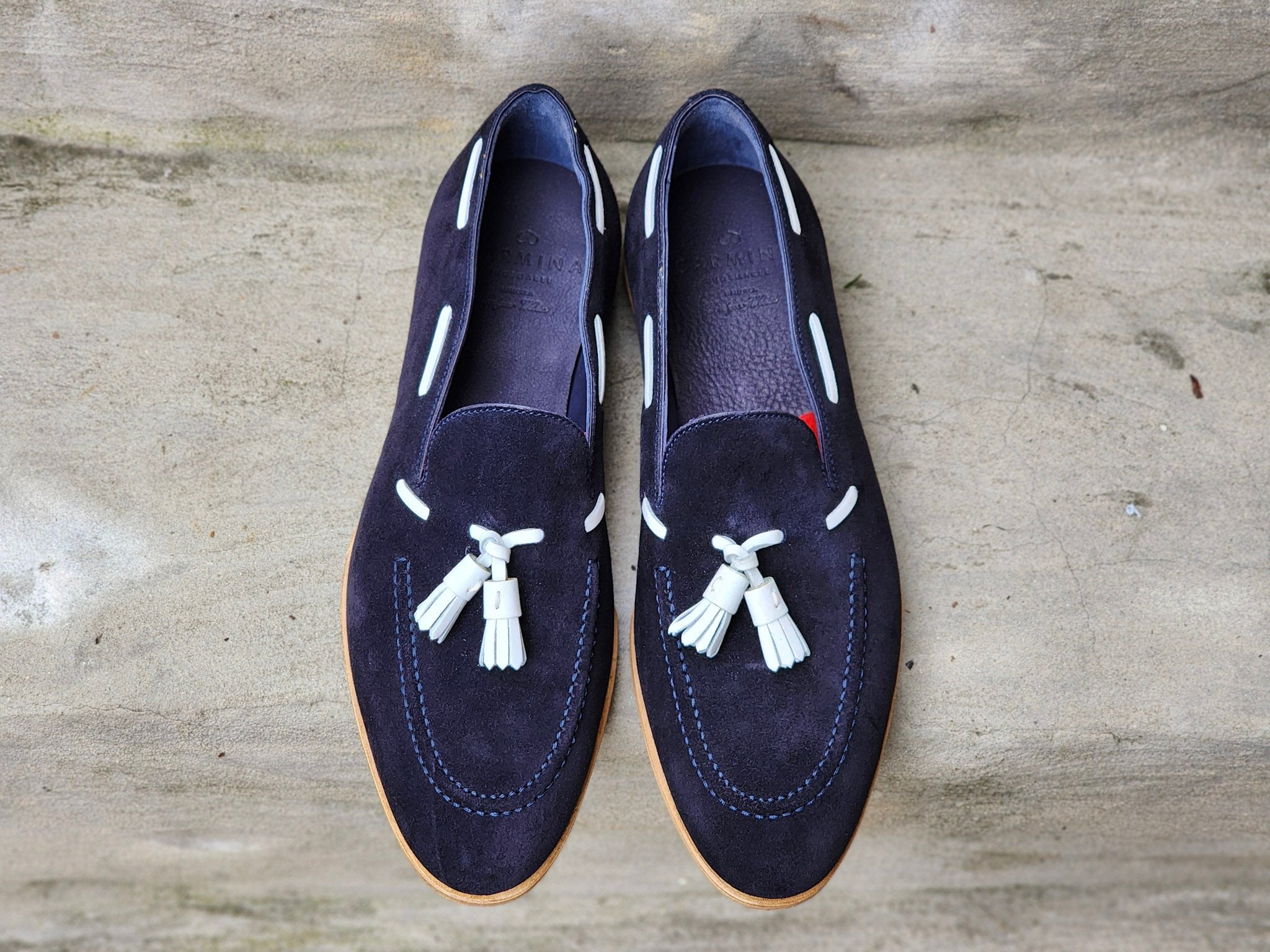 d*o様 CARMINA suede bit loafer NAVY 7 HORSEBIT LOAFERS NAVY SUEDE | CARMINA