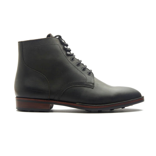 Rudiger – Service Boot – Black Waxy Pull-Up