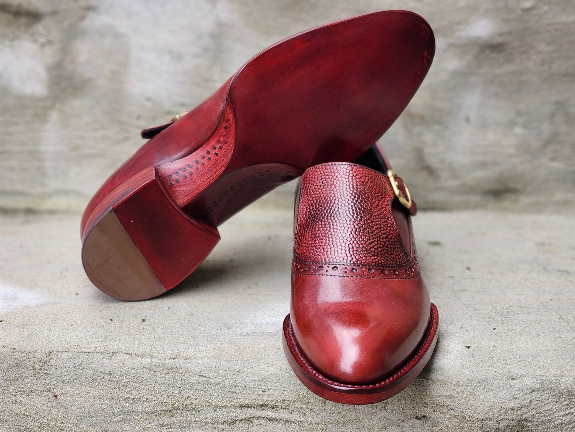 The Last Shoemaker / Berry Monkstrap image 3