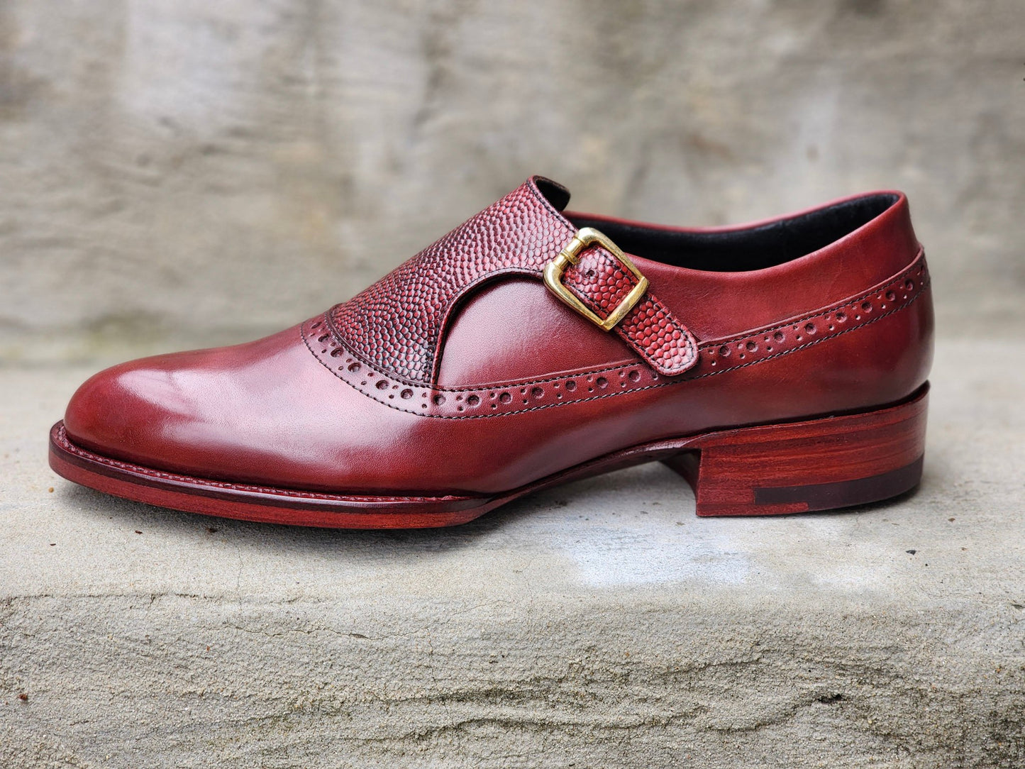 The Last Shoemaker / Berry Monkstrap image 1