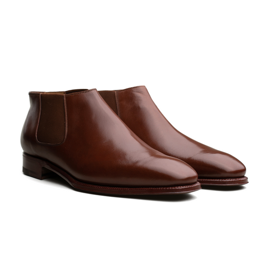 Enzo Bonafe - Cary Grant Short Chelsea Boot - Reddish Brown (03058)