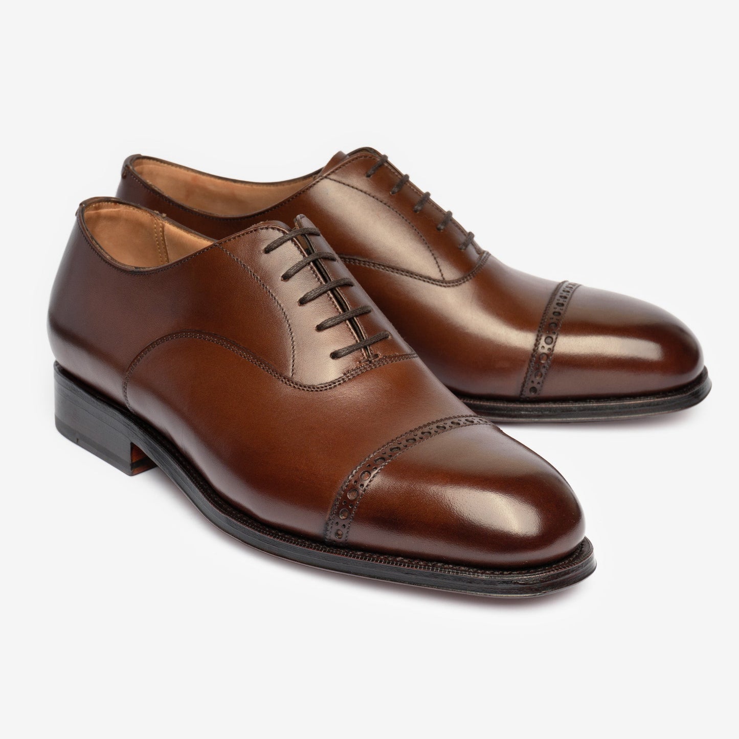 Punch Cap Oxford - Brown - Char Last - MTO