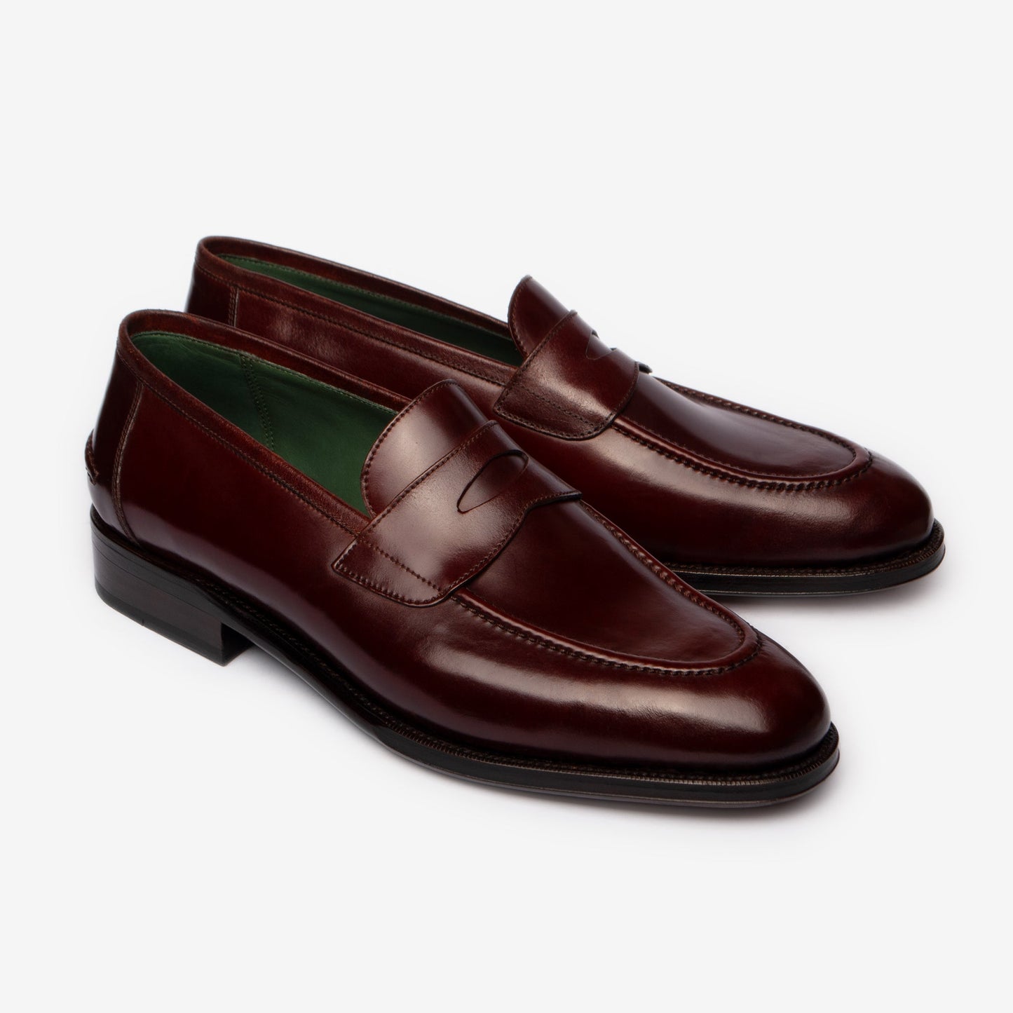 Mocasín Penny Loafer II - Bordo Shell Cordovan - Horma Rufer - Founders 25