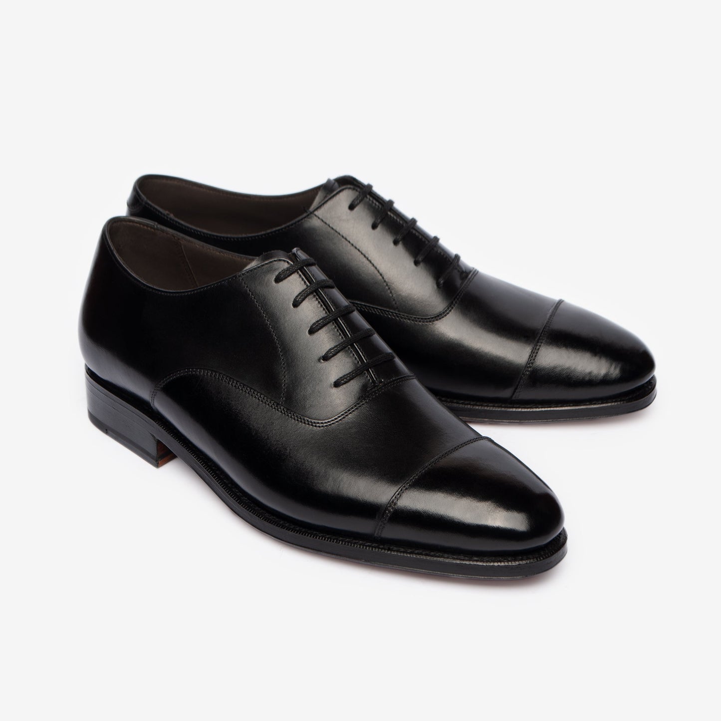 Straight Tip Oxford - Black - Zip Last - Rubber Sole - MTO