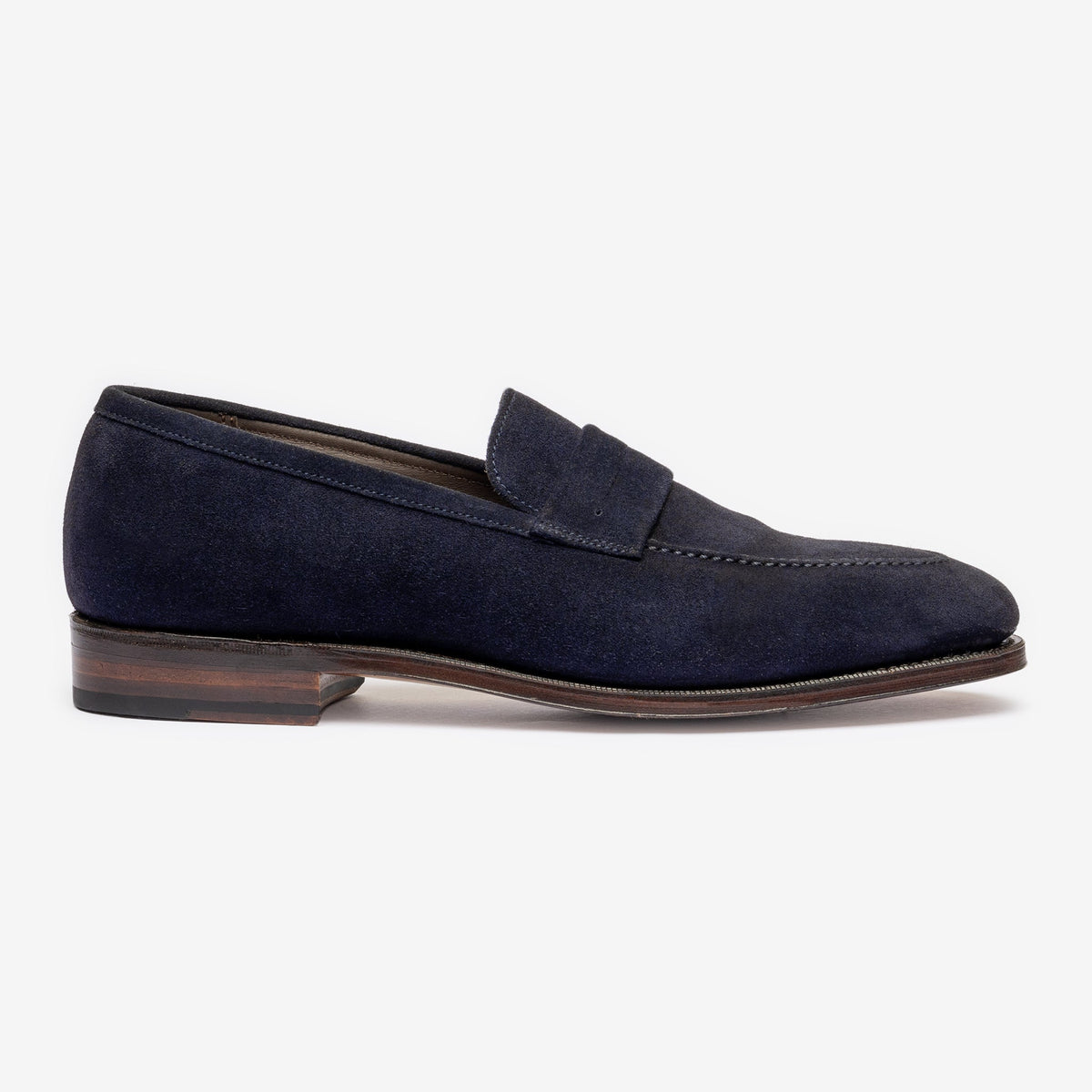 Bridlen Punch Line Loafer in Ink Blue, Zilo Last, view 1