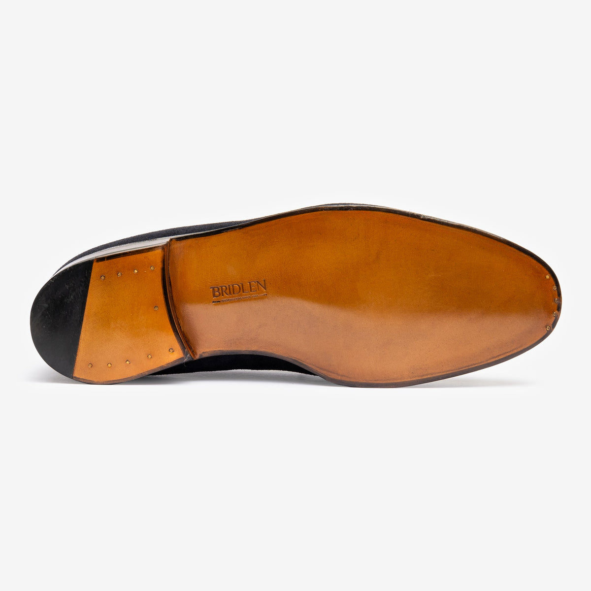 Bridlen Punch Line Loafer in Ink Blue, Zilo Last, view 6
