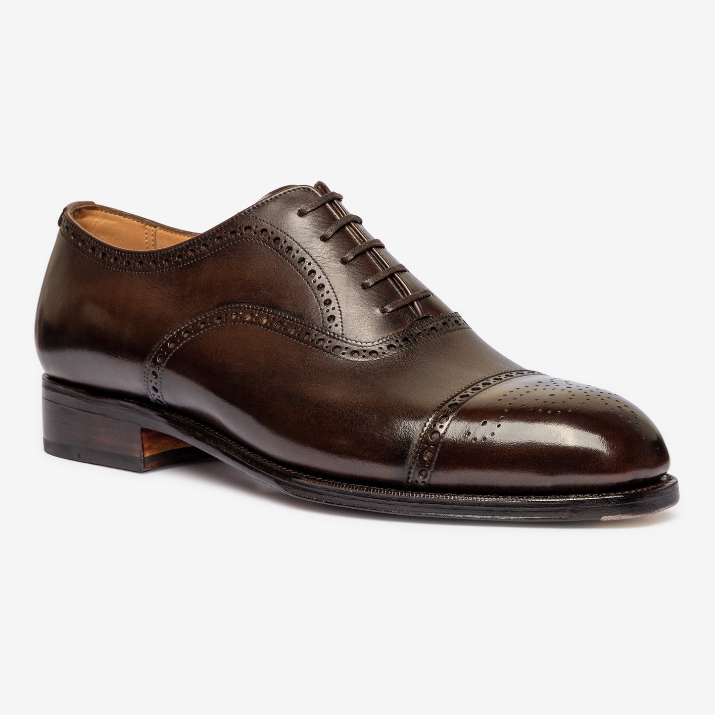 Semi Brogue Oxford - Bitter Choco - Char Last - MTO