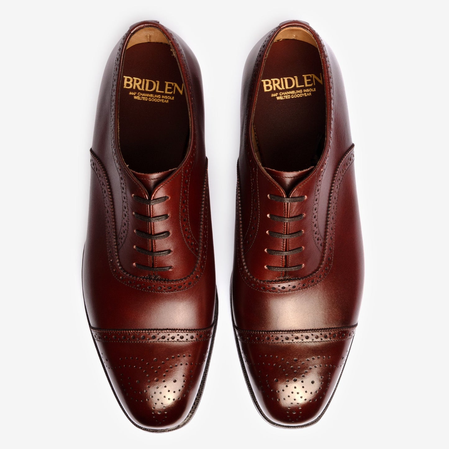 Semi Brogue Oxford - Burgundy - Char Last - MTO