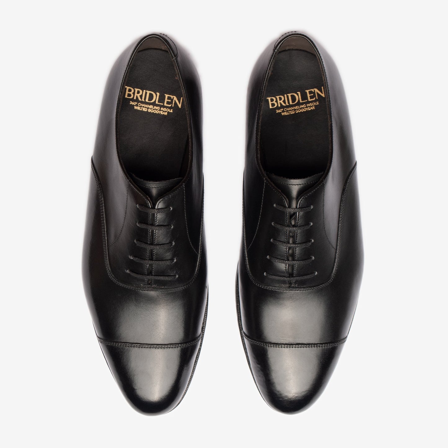 Straight Tip Oxford - Black - Zip Last - Rubber Sole - MTO