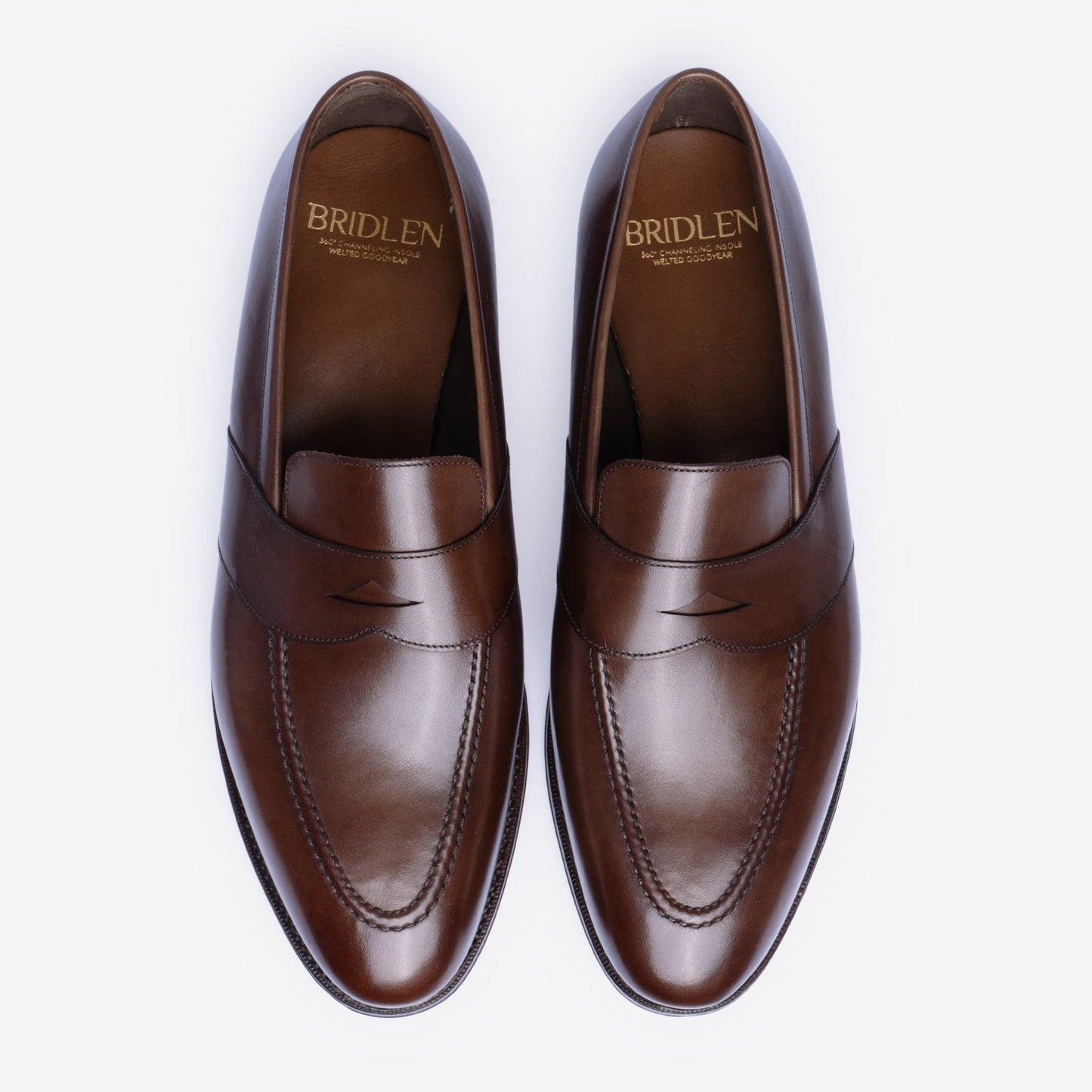 Full Strap Penny Loafer - Bitter Choco - Zilo Last - MTO