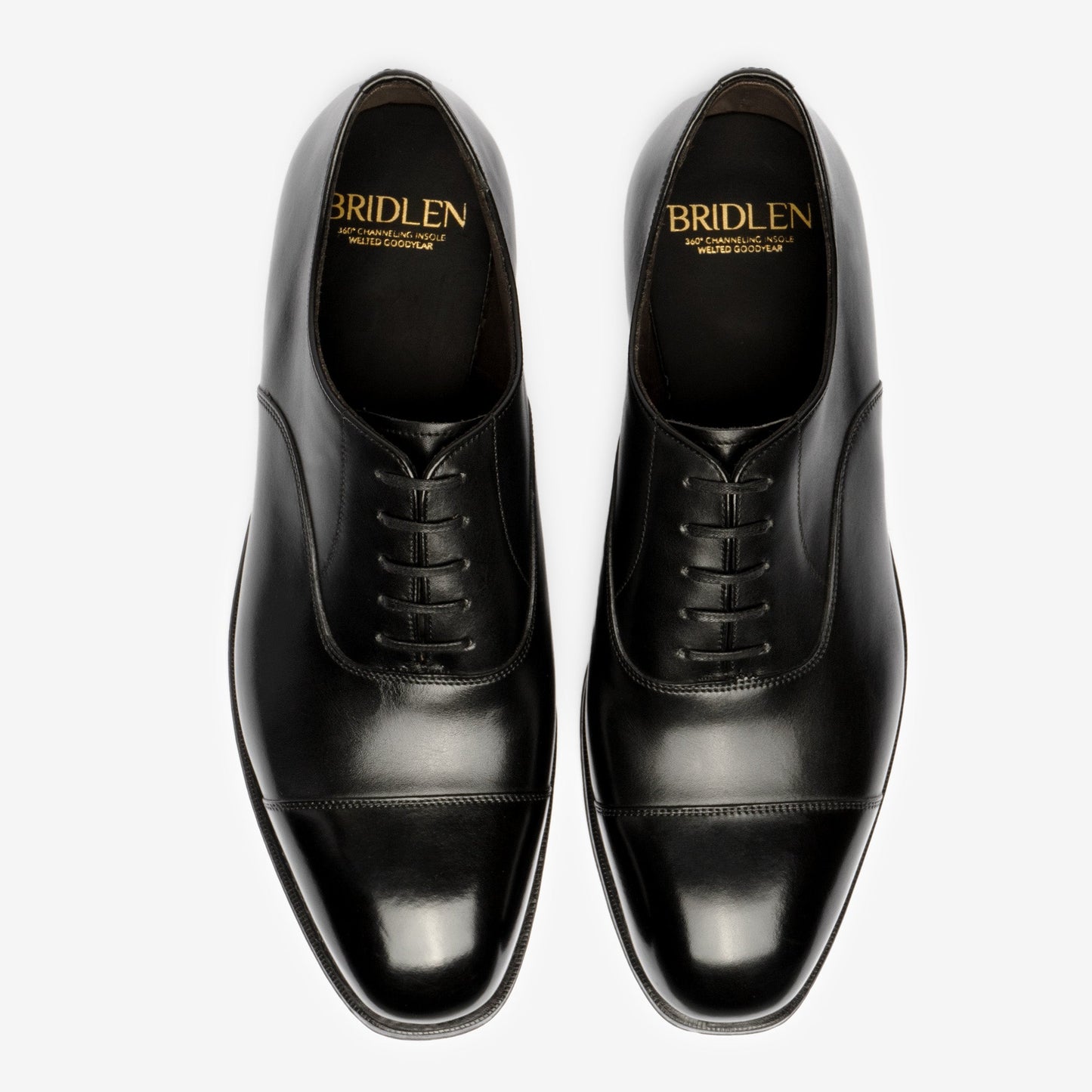 Straight Tip Oxford - Black - Char Last - MTO