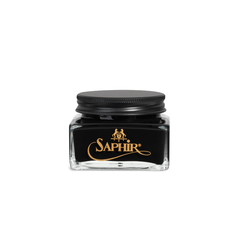 01 Noir - Saphir Médaille d'Or Pommadier Cream Shoe Polish 75ml - The Shoe Snob