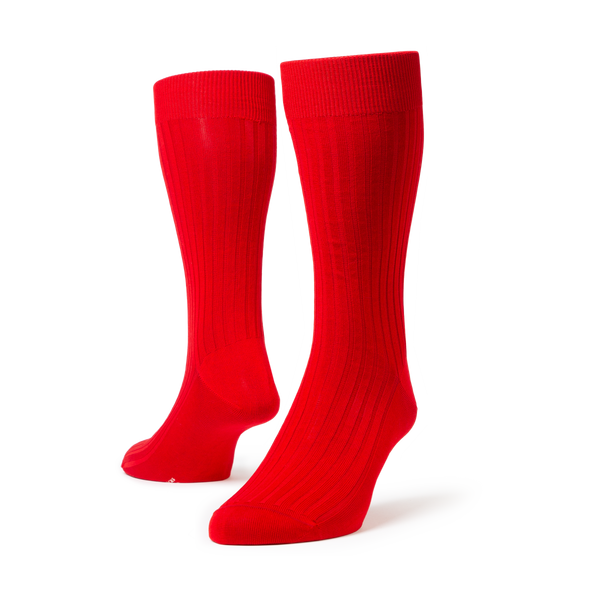 Pantherella Classics – Men's Scarlet Sock - The Shoe Snob