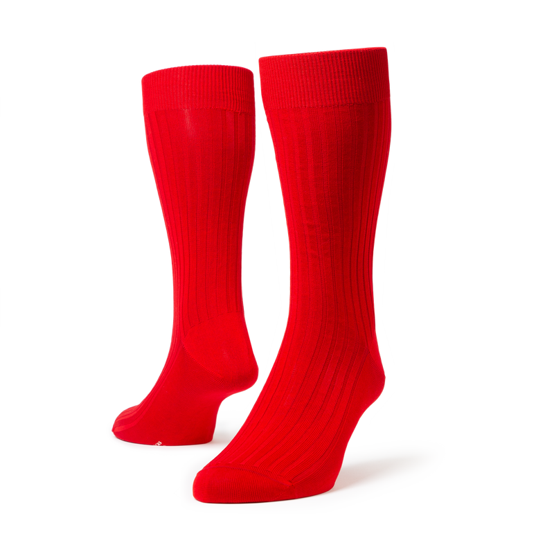 Pantherella Classics – Men's Scarlet Sock - The Shoe Snob