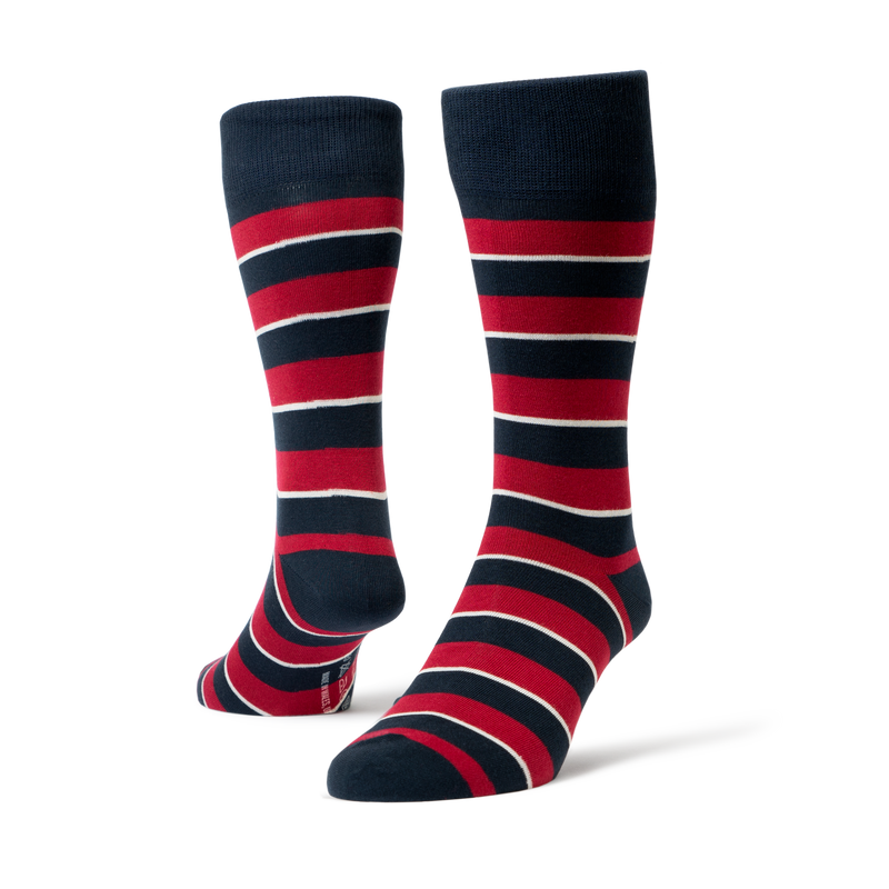 Corgi Regimental Striped Socks - Queen's Dragoon Guards - The Shoe Snob