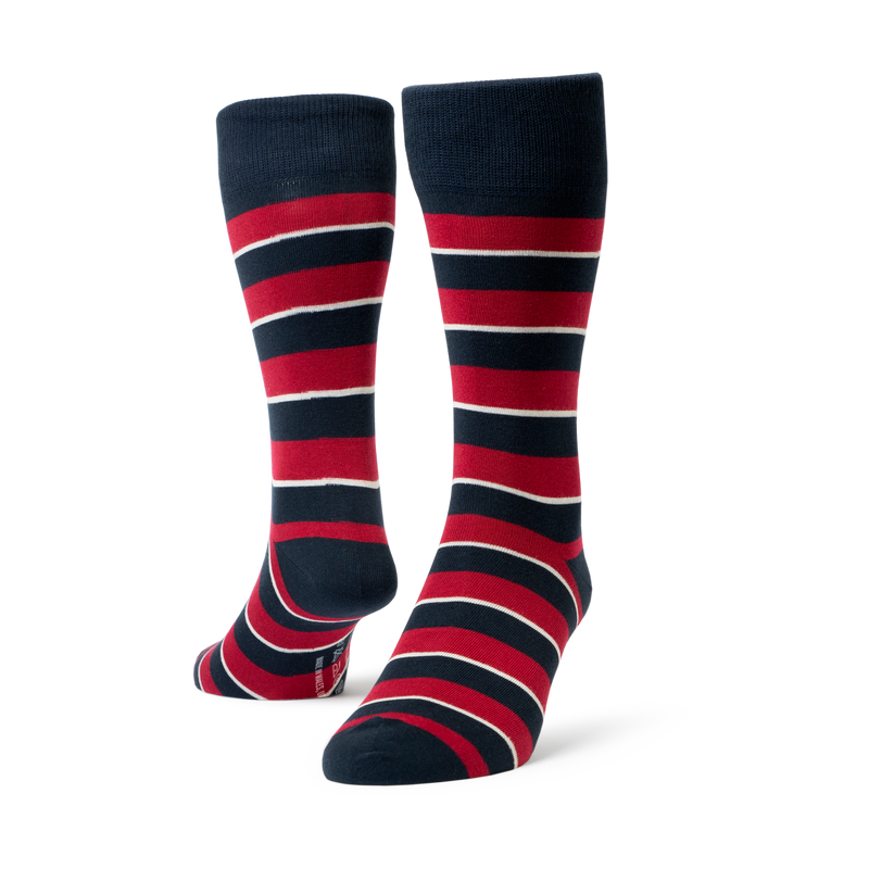 Corgi Regimental Striped Socks - Queen's Dragoon Guards - The Shoe Snob