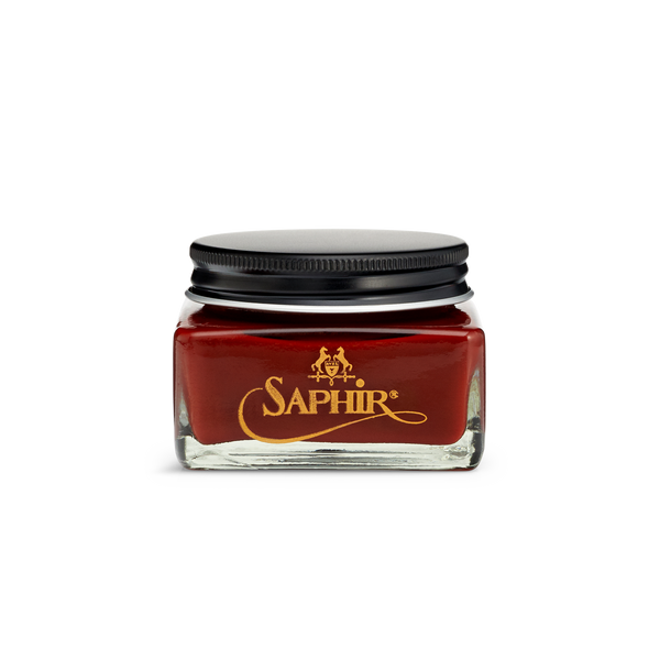 09 Mahogany - Saphir Médaille d'Or Pommadier Cream Shoe Polish 75ml - The Shoe Snob Store