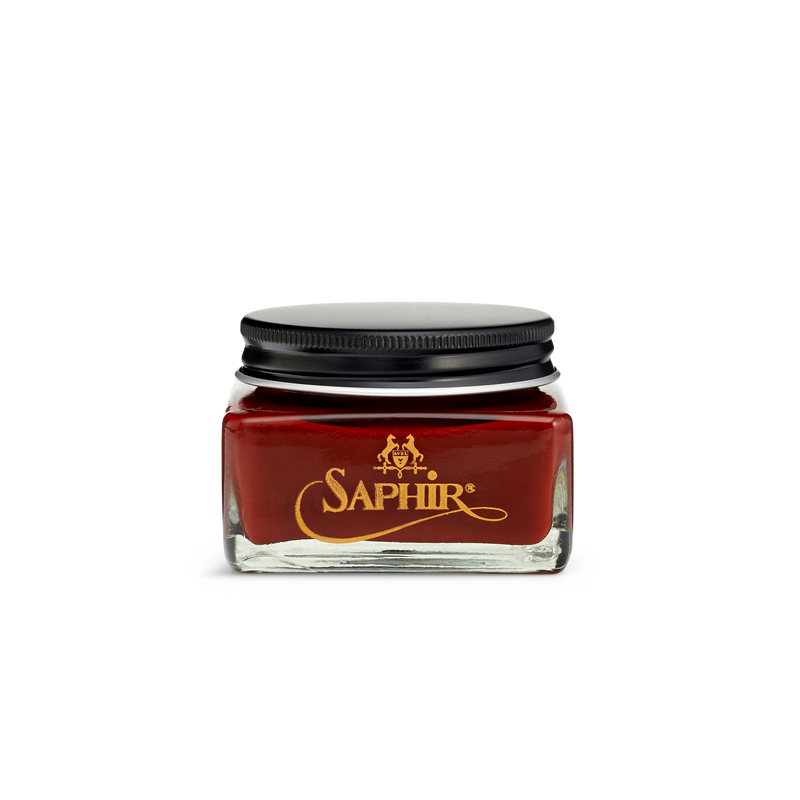 09 Mahogany - Saphir Médaille d'Or Pommadier Cream Shoe Polish 75ml - The Shoe Snob Store