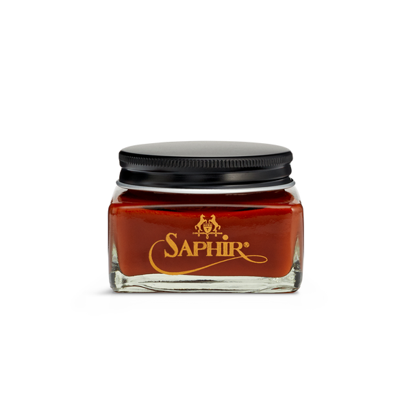 10 Cognac - Saphir Médaille d'Or Pommadier Cream Shoe Polish 75ml - The Shoe Snob Store