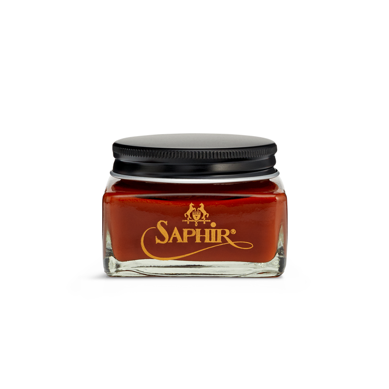 10 Cognac - Saphir Médaille d'Or Pommadier Cream Shoe Polish 75ml - The Shoe Snob Store