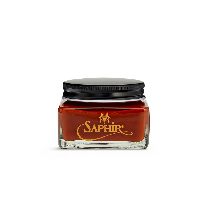 10 Cognac - Saphir Médaille d'Or Pommadier Cream Shoe Polish 75ml - The Shoe Snob Store