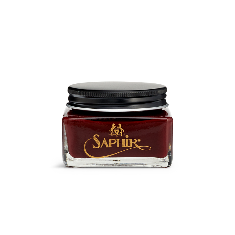 12 Hermes Red - Saphir Médaille d'Or Pommadier Cream Shoe Polish 75ml - The Shoe Snob