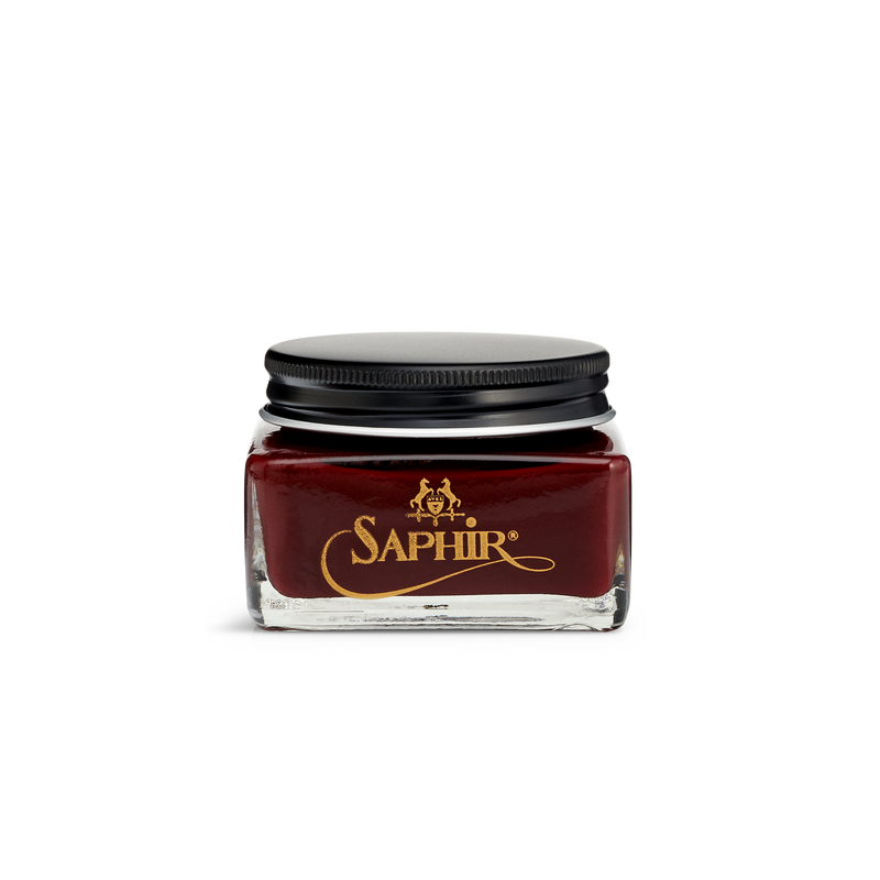 12 Hermes Red - Saphir Médaille d'Or Pommadier Cream Shoe Polish 75ml - The Shoe Snob