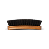 6 Inch 100% Horsehair Shine Brush - Black - The Shoe Snob