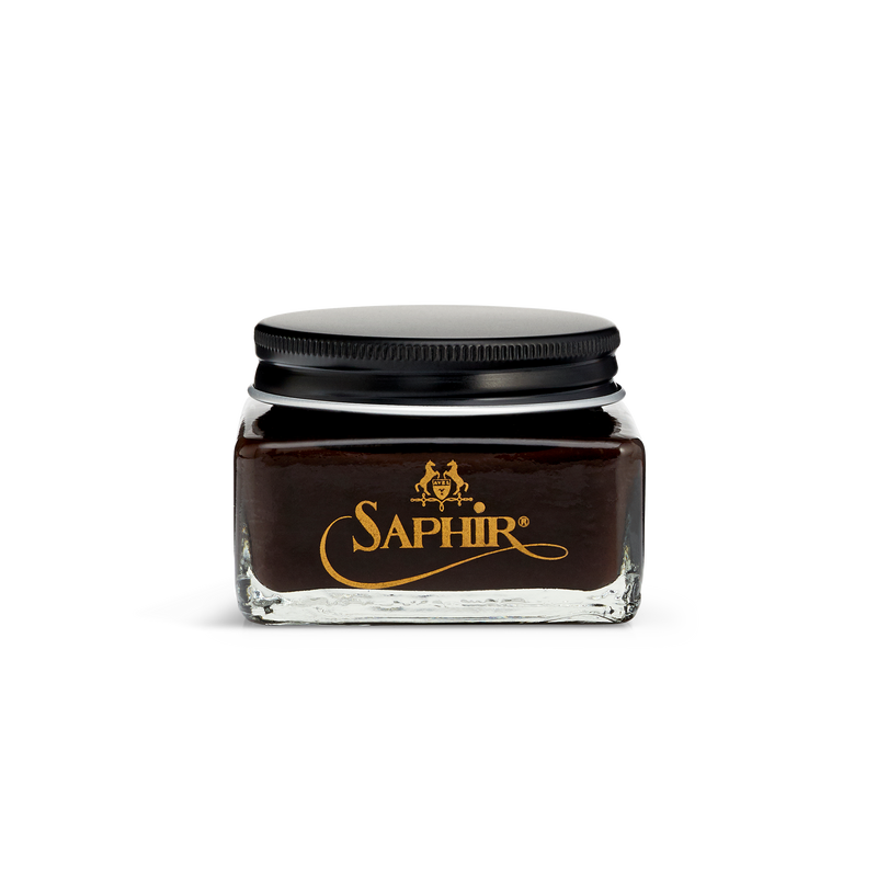 910 Parisian Brown - Saphir Médaille d'Or Pommadier Cream Shoe Polish 75ml - The Shoe Snob Store