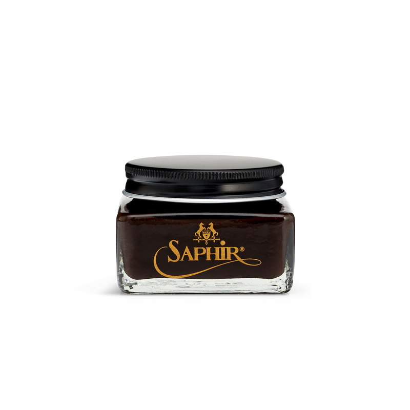 910 Parisian Brown - Saphir Médaille d'Or Pommadier Cream Shoe Polish 75ml - The Shoe Snob Store