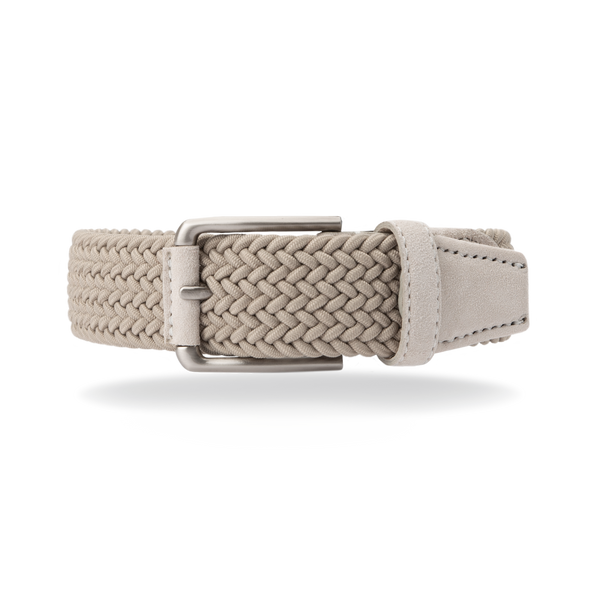 Braided Belt - Ice White - The Shoe Snob