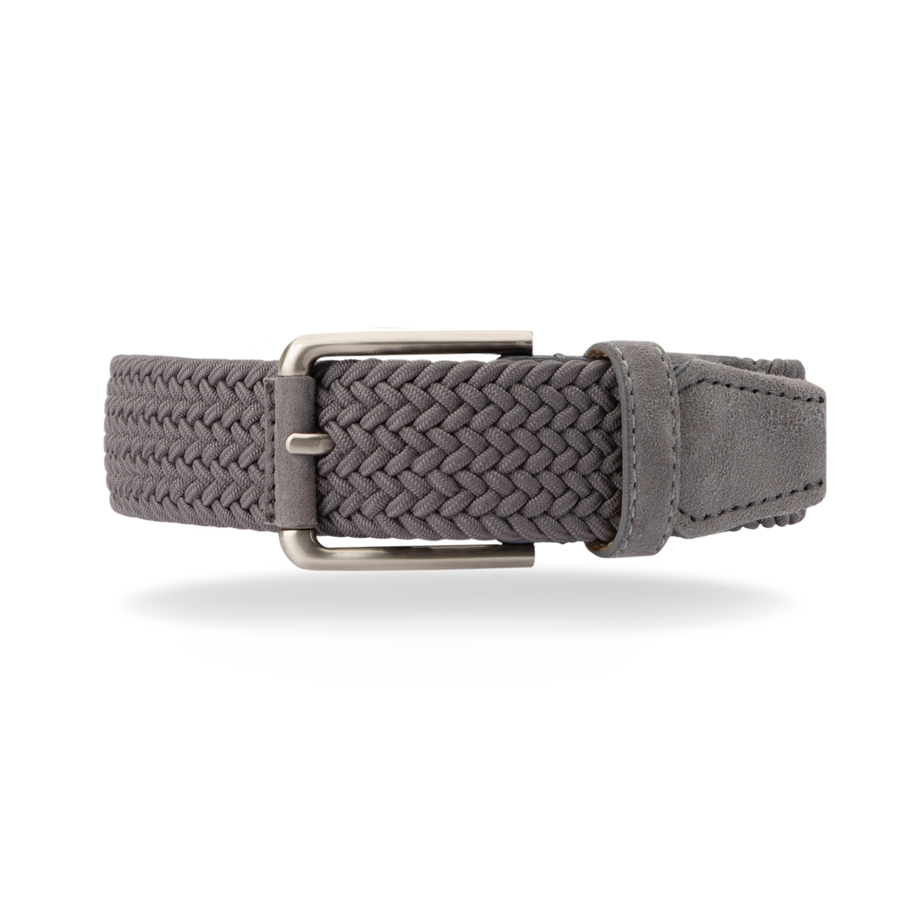 Grey Grey Suede Braided Belts for Men Suede Braided belts The Shoe Snob