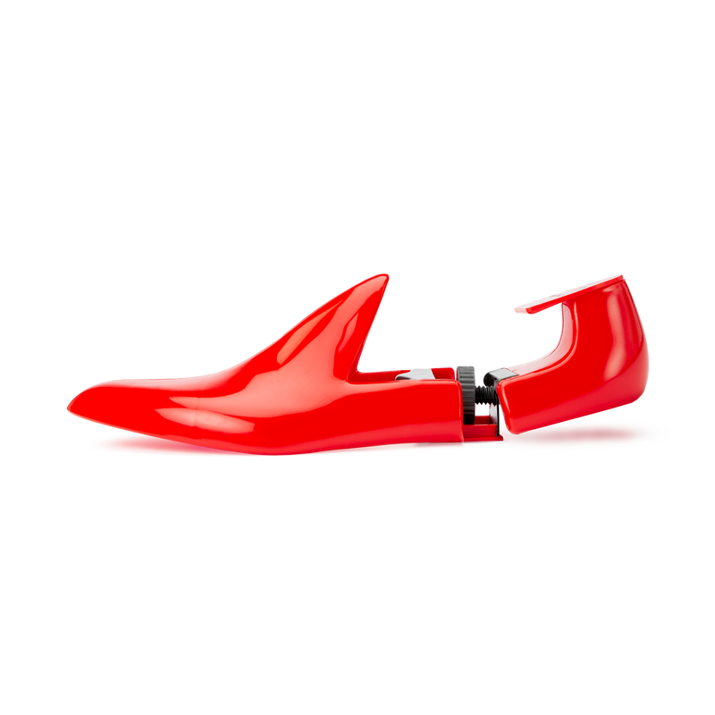 Red Plastic Travel Shoe Trees - The Shoe Snob