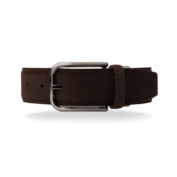 Suede Belt - Brown Suede - The Shoe Snob