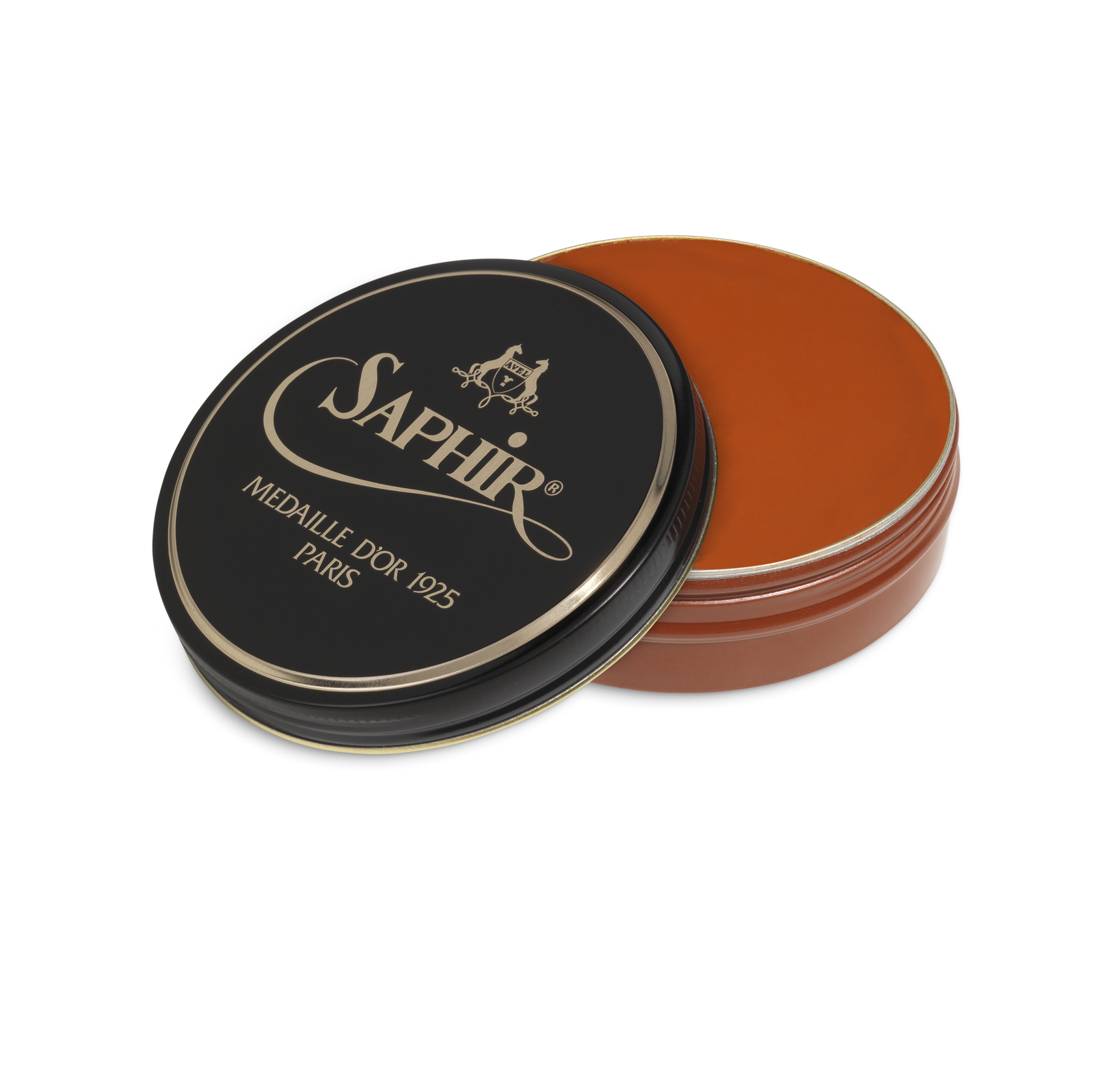 10 Cognac Saphir Medaille D or Pate De Luxe Beeswax Shoe Polish 100m The Shoe Snob